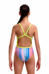 Funkita Girls Curtain Call Single Strap One Piece Swimsuit - Multi