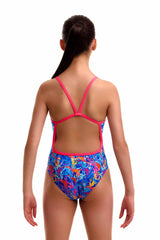 Funkita Girls Dragons Den Single Strap One Piece Swimsuit - Multi