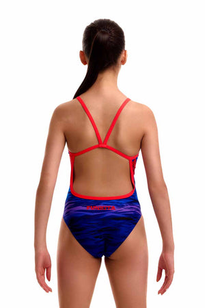 Funkita Girls High Lights Single Strap One Piece Swimsuit - Multi