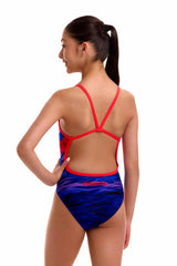 Funkita Girls High Lights Single Strap One Piece Swimsuit - Multi