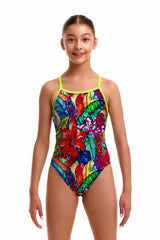 Funkita Girls Loud Proud Single Strap One Piece Swimsuit - Multi
