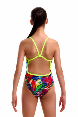 Funkita Girls Loud Proud Single Strap One Piece Swimsuit - Multi