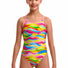 Funkita Girls Maybe Wavy Single Strap One Piece Swimsuit - Multi