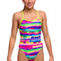 Funkita Girls Paint Patch Single Strap One Piece Swimsuit - Multi