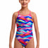 Funkita Girls Royal Wave Single Strap One Piece Swimsuit - Multi