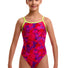 Funkita Girls Try Pink Single Strap One Piece Swimsuit - Pink/Multi