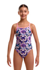 Funkita Girls Wings To Fly Single Strap One Piece Swimsuit - Multi