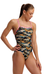 Funkita Womens Bilko Baby Single Strap One Piece Swimsuit - Multi