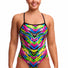 Funkita Ladies Happy Hide Single Strap One Piece Swimsuit - Multi