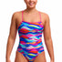 Funkita Ladies Royal Wave Single Strap One Piece Swimsuit - Multi