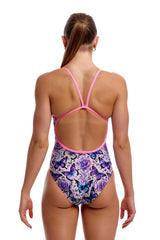 Funkita Womens Wings To Fly Single Strap One Piece Swimsuit - Multi