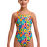 Funkita Girls Five Serves Diamond Back One Piece Swimsuit - Multi