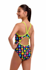 Funkita Girls Pine Gap Diamond Back One Piece Swimsuit - Multi