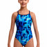 Funkita Girls You Blued Diamond Back One Piece Swimsuit - Blue