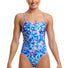 Funkita Womens Crystal Mess Diamond Back One Piece Swimsuit - Multi