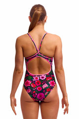 Funkita Ladies Garden Glow Diamond Back One Piece Swimsuit - Multi