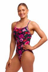 Funkita Ladies Garden Glow Diamond Back One Piece Swimsuit - Multi