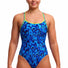 Funkita Ladies Hill Billy Blues Diamond Back One Piece Swimsuit - Blue