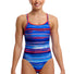Funkita Womens Lost Lines Diamond Back One Piece Swimsuit - Multi