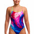 Funkita Ladies Muscle Mad Diamond Back One Piece Swimsuit - Multi