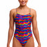 Funkita Ladies Plastic Fantastic Diamond Back One Piece Swimsuit - Multi