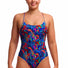 Funkita Ladies Weedy One Diamond Back One Piece Swimsuit - Multi