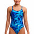Funkita Ladies You Blued Diamond Back One Piece Swimsuit - Blue