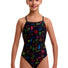 Funkita Girls Doodles Strapped In One Piece Swimsuit - Multi