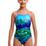 Funkita Girls Mintie Montie Strapped In One Piece Swimsuit - Multi