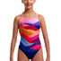 Funkita Girls Misty Mournes Strapped In One Piece Swimsuit - Multi