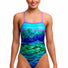 Funkita Ladies Mintie Montie Strapped In One Piece Swimsuit - Multi