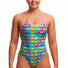 Funkita Ladies Punchy Bunch Strapped In One Piece Swimsuit - Multi
