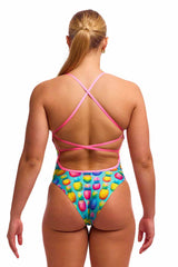 Funkita Ladies Punchy Bunch Strapped In One Piece Swimsuit - Multi