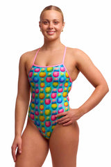 Funkita Ladies Punchy Bunch Strapped In One Piece Swimsuit - Multi