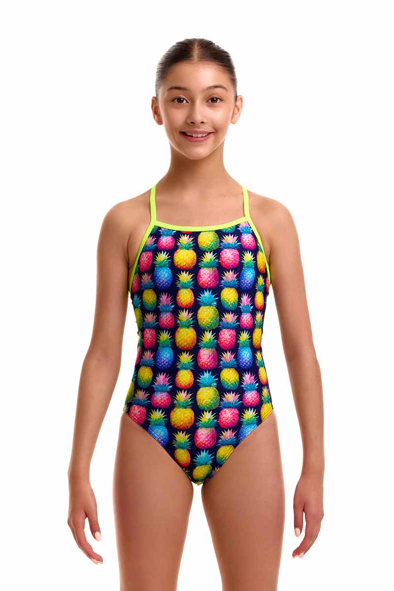 Funkita Girls Pine Gap Tie Me Tight One Piece Swimsuit - Multi