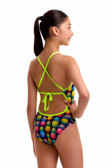 Funkita Girls Pine Gap Tie Me Tight One Piece Swimsuit - Multi