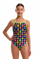 Funkita Girls Pine Gap Tie Me Tight One Piece Swimsuit - Multi