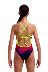 Funkita Girls Touch Of Paradise Tie Me Tight One Piece Swimsuit - Multi