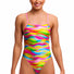 Funkita Ladies Maybe Wavy Single Strength One Piece Swimsuit - Multi