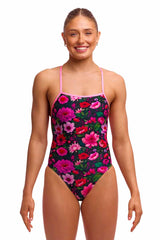 Funkita Ladies Garden Glow Strapped In Secure One Piece Swimsuit - Multi