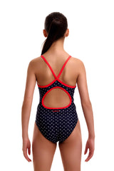 Funkita Girls Very Cross Diamond Secure One Piece Swimsuit - Multi