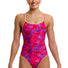 Funkita Womens Try Pink Diamond Secure One Piece Swimsuit - Pink