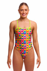 Funkita Ladies Pinky Piney High Leg One Piece Swimsuit - Multi