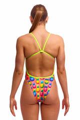 Funkita Ladies Pinky Piney High Leg One Piece Swimsuit - Multi