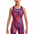 Funkita Girls Ruff Stuff Fast Training One Piece - Pink/Blue
