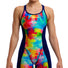 Funkita Womens Falling Colours Fast Training One Piece Kneesuit - Multi