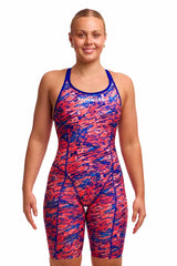 Funkita Ladies Ruff Stuff Fast Training One Piece - Pink/Blue