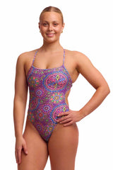 Funkita Ladies Love Lacey Cut Away One Piece - Multi