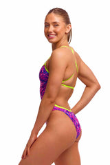Funkita Ladies Sweet Scaley Cut Away One Piece - Pink/Purple