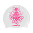 Way Funky Octomus Pink Silicone Swimming Cap - White/Pink
